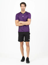Marble Dri-Fit Padel T-Shirt - Purple